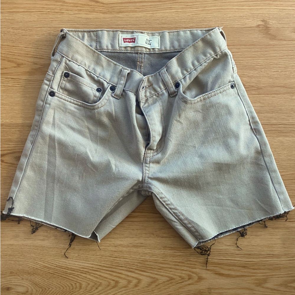 Vintage Levi 511 Slim High Waisted Shorts
